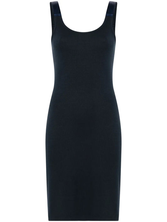 Fine-Ribbed Mini Dress