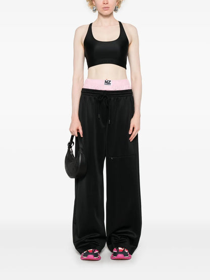 Logo-Embroidered Crop Top