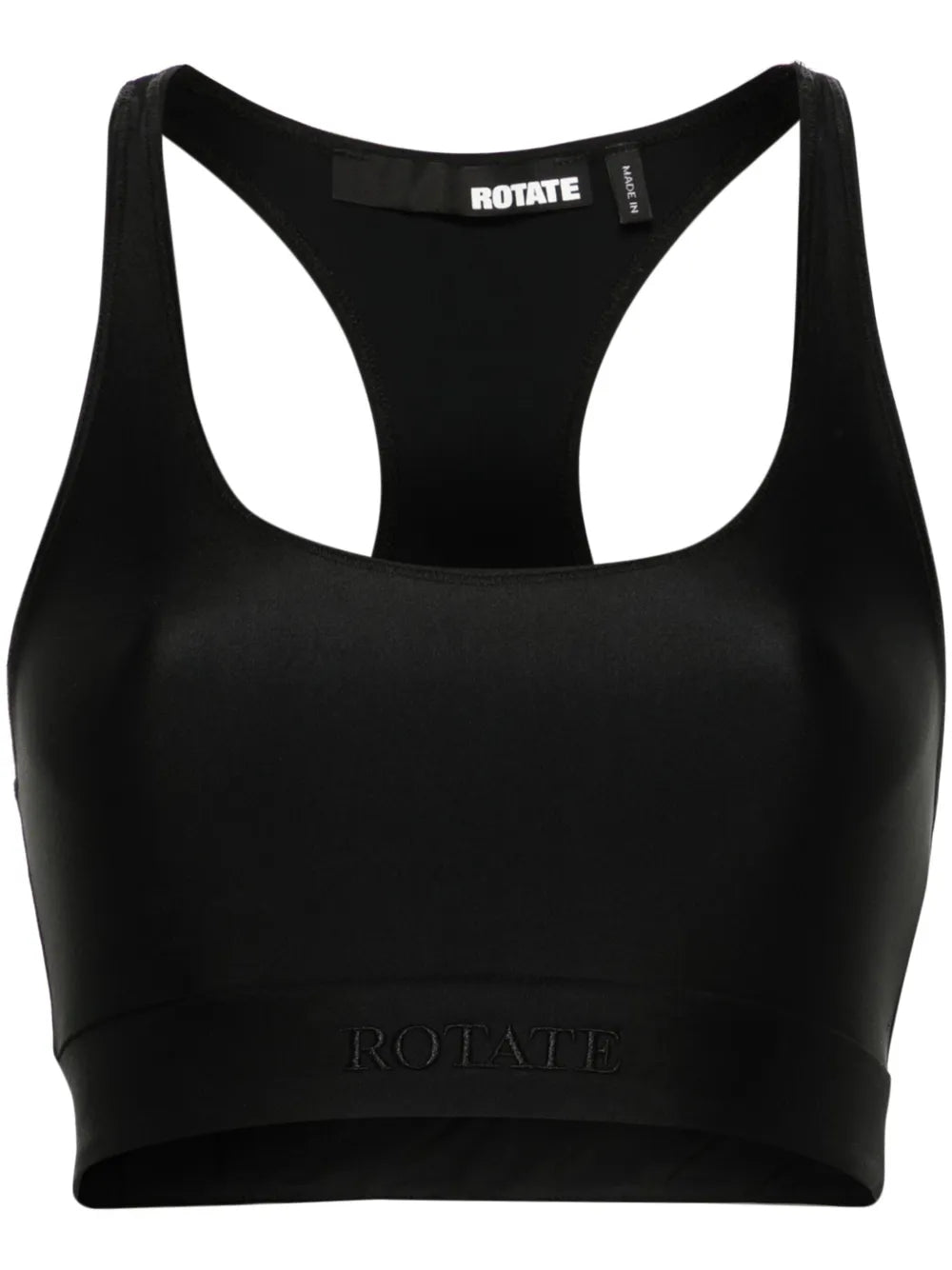 Logo-Embroidered Crop Top