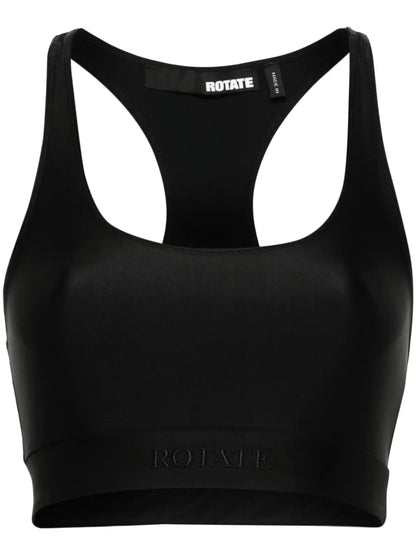 Logo-Embroidered Crop Top