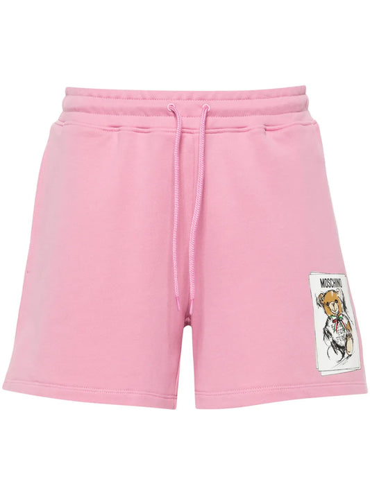 Teddy Bear-Print Shorts