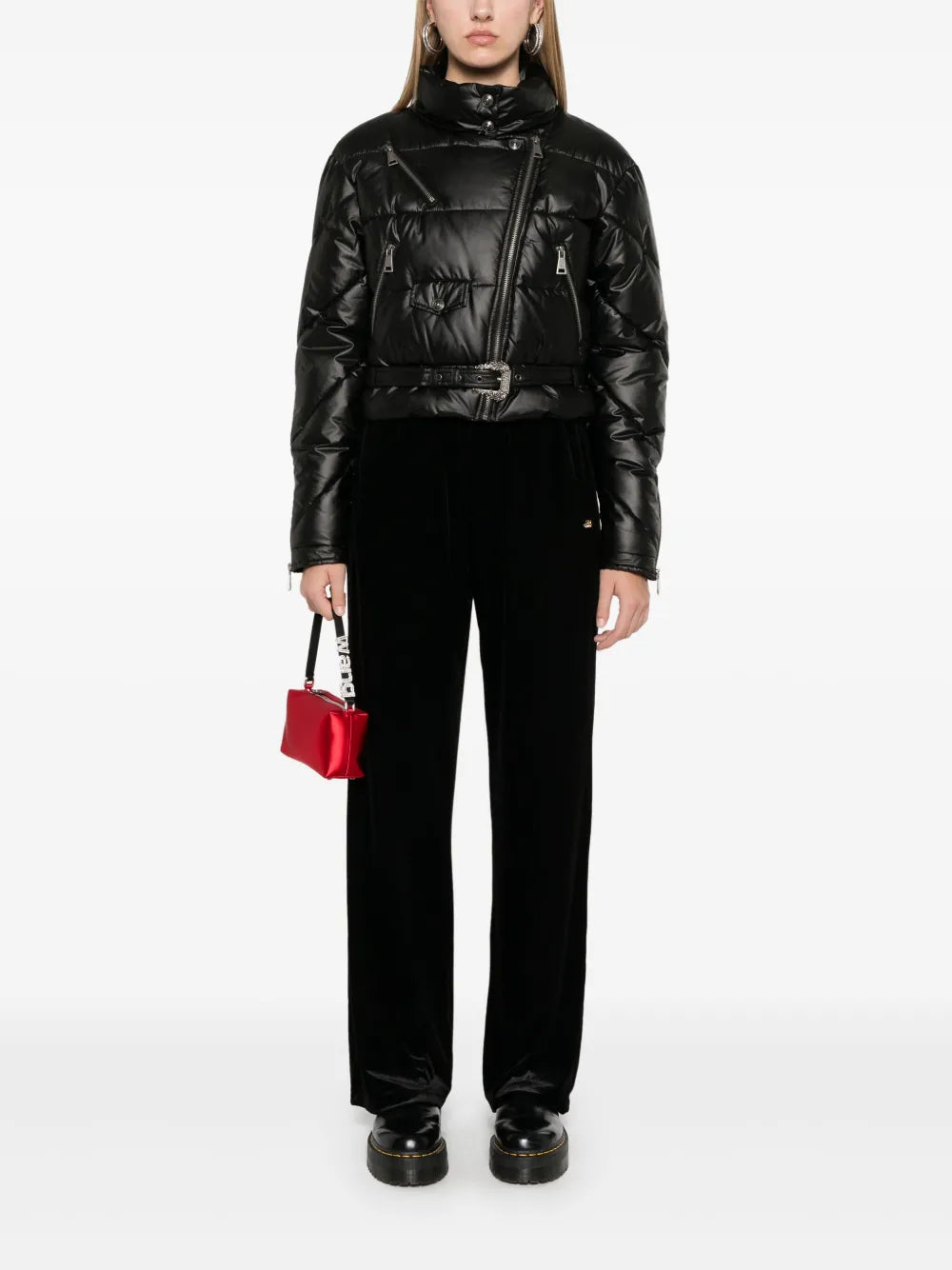 Baroque Buckle Puffer Jacket