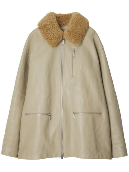 Leather Car Coat