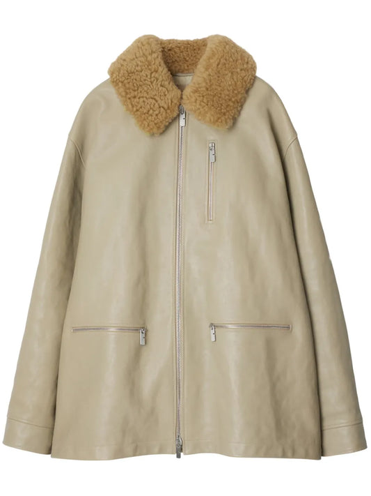 Leather Car Coat