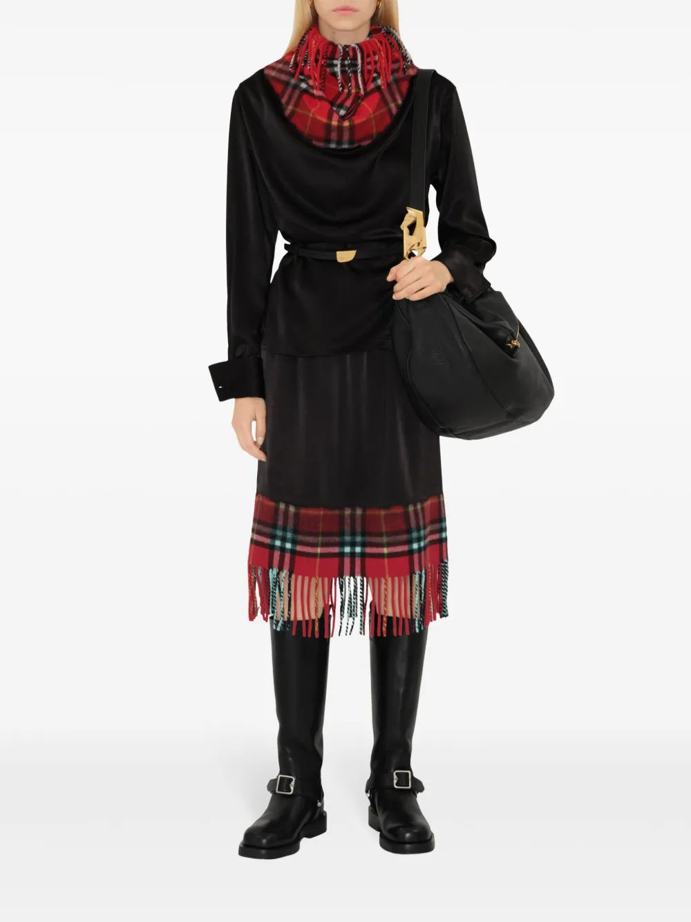 Fringed Midi Skirt