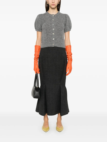 Pleated Midi Skirt