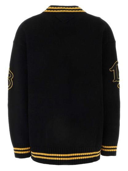 Logo-Appliquéd Cardigan