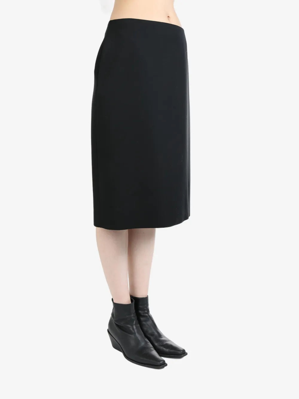 Low-Rise Midi Skirt