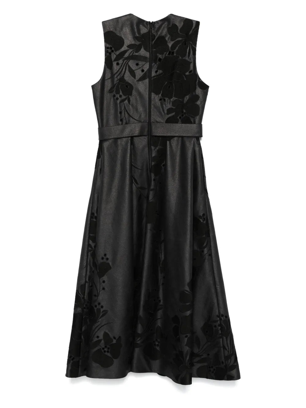Floral-Embroidered Maxi Dress