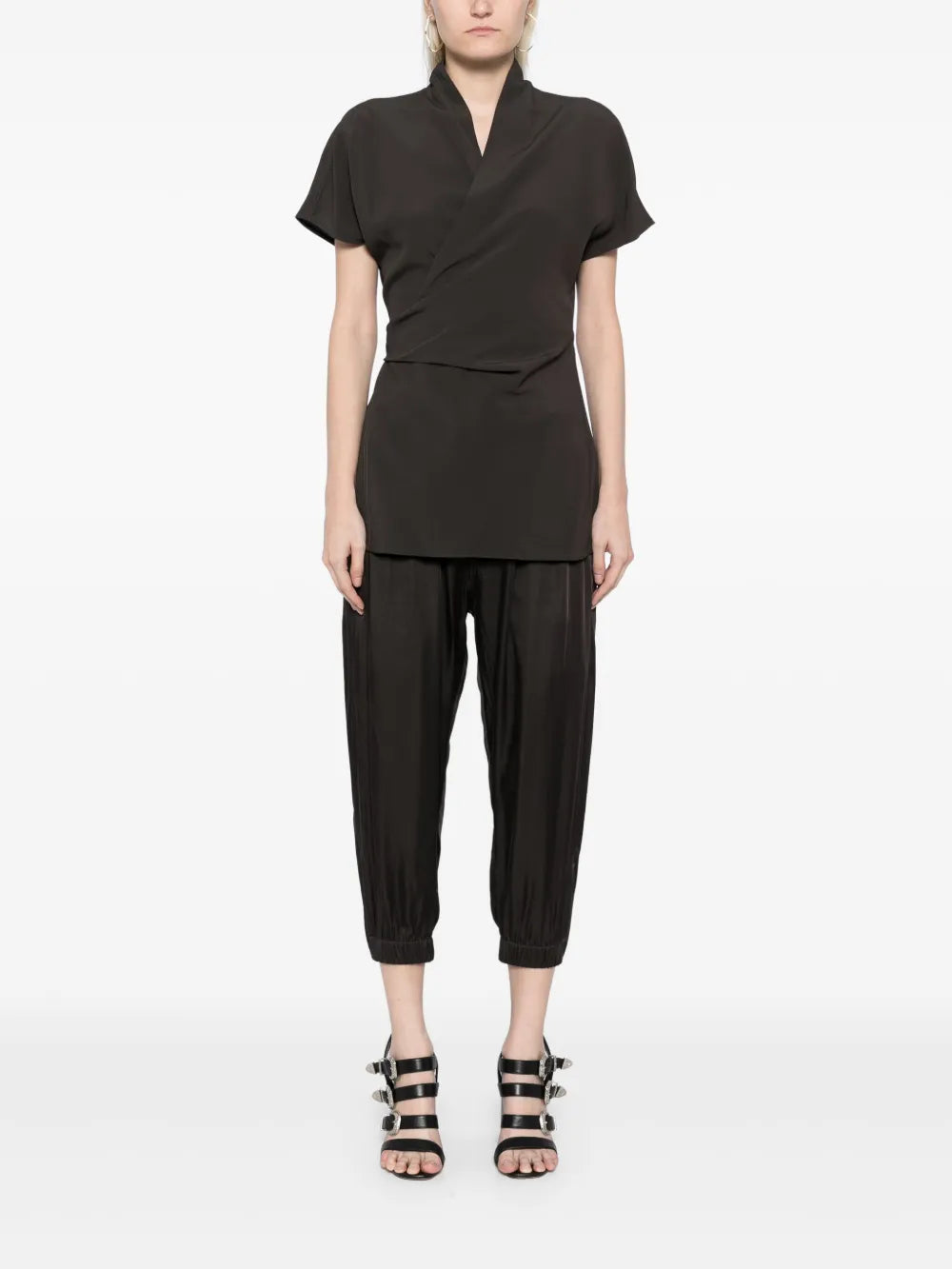 Cropped Track Pants