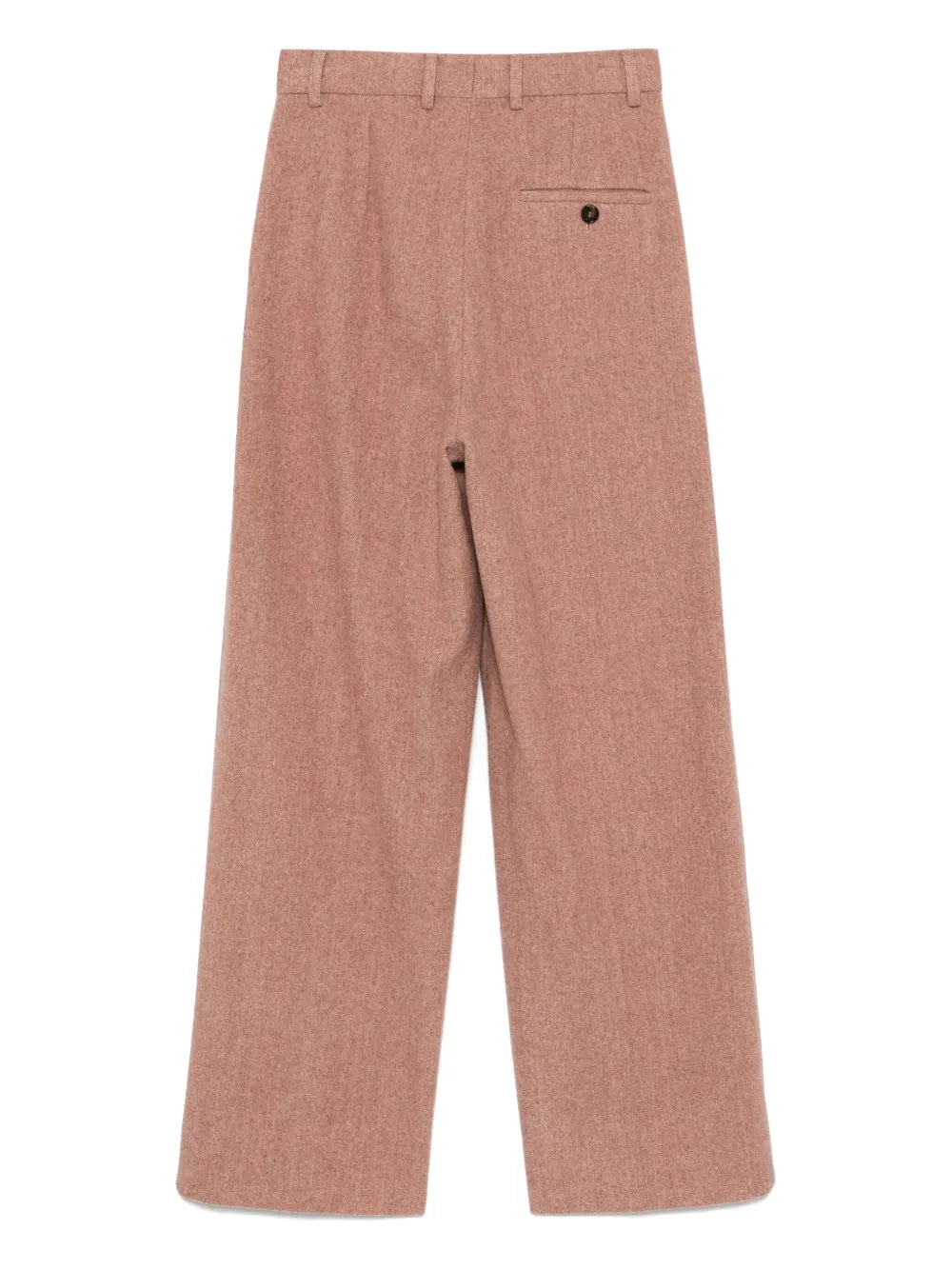 Mélange-Effect Trousers