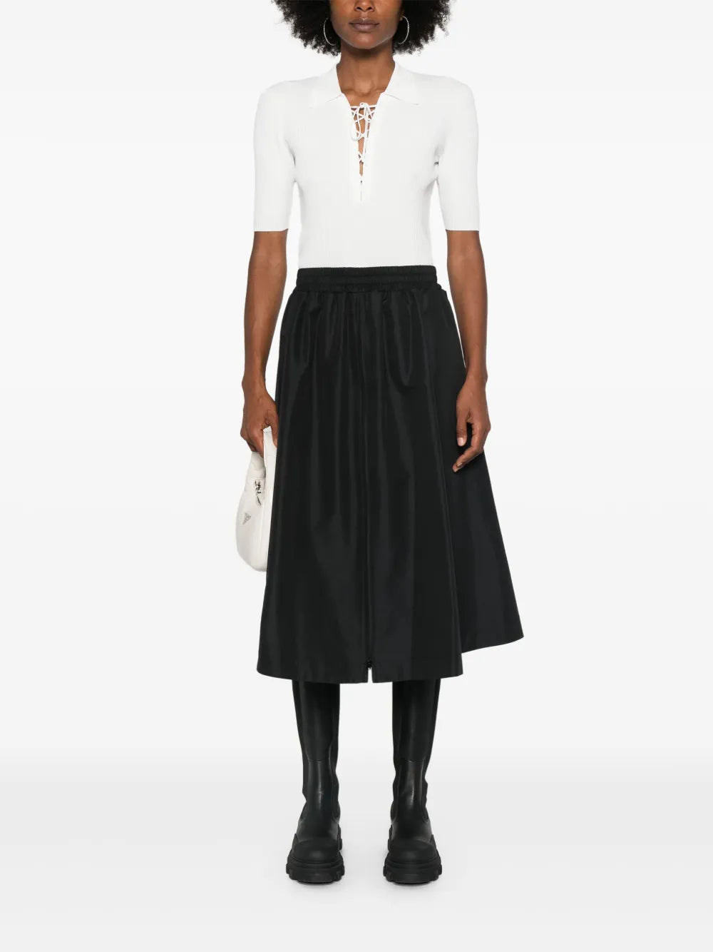 A-Line Midi Skirt