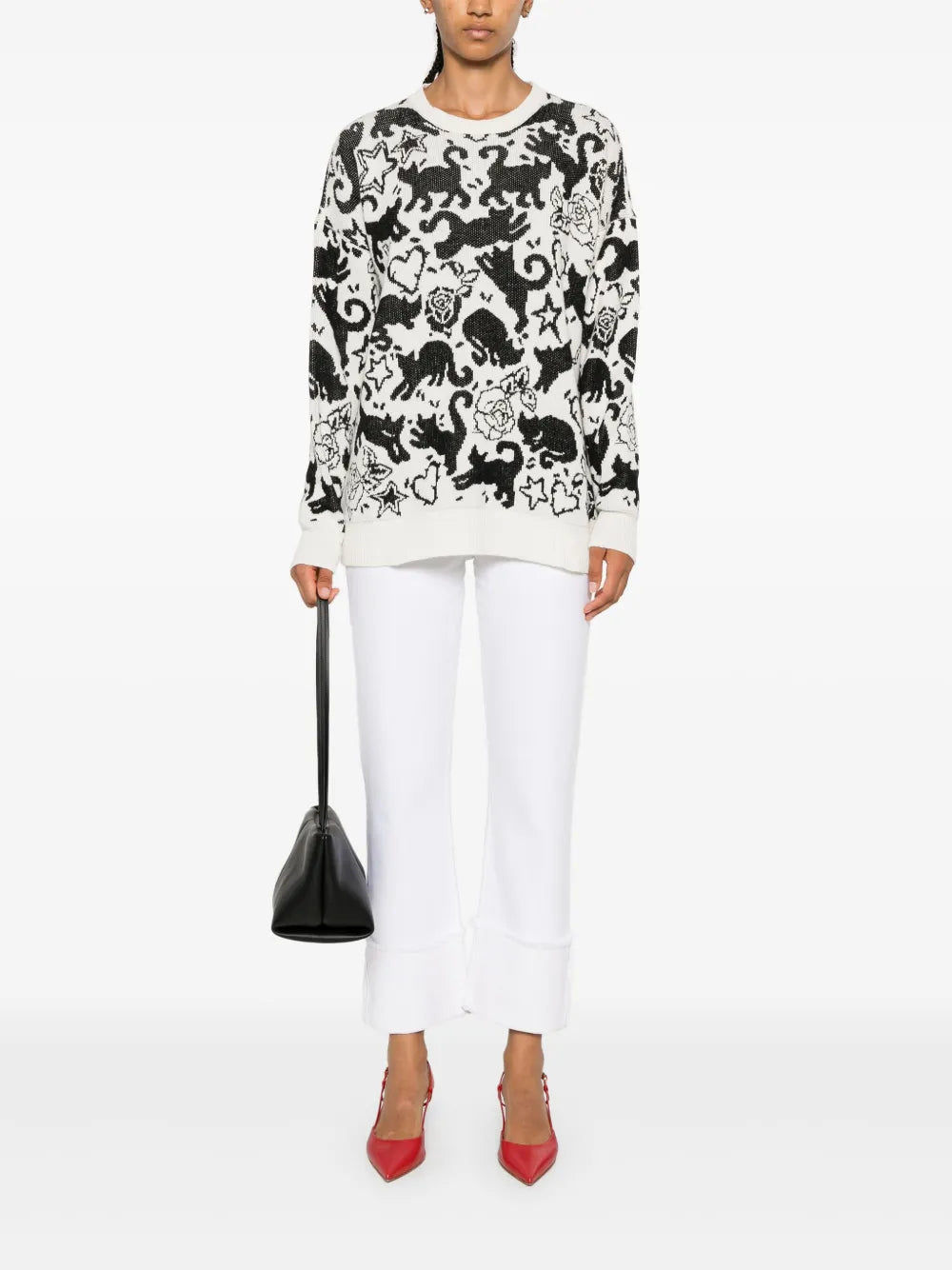 Patterned Jacquard Sweater