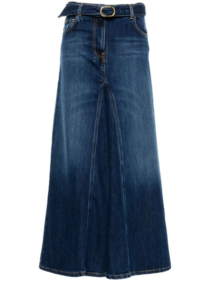 Logo-Buckle Jeans