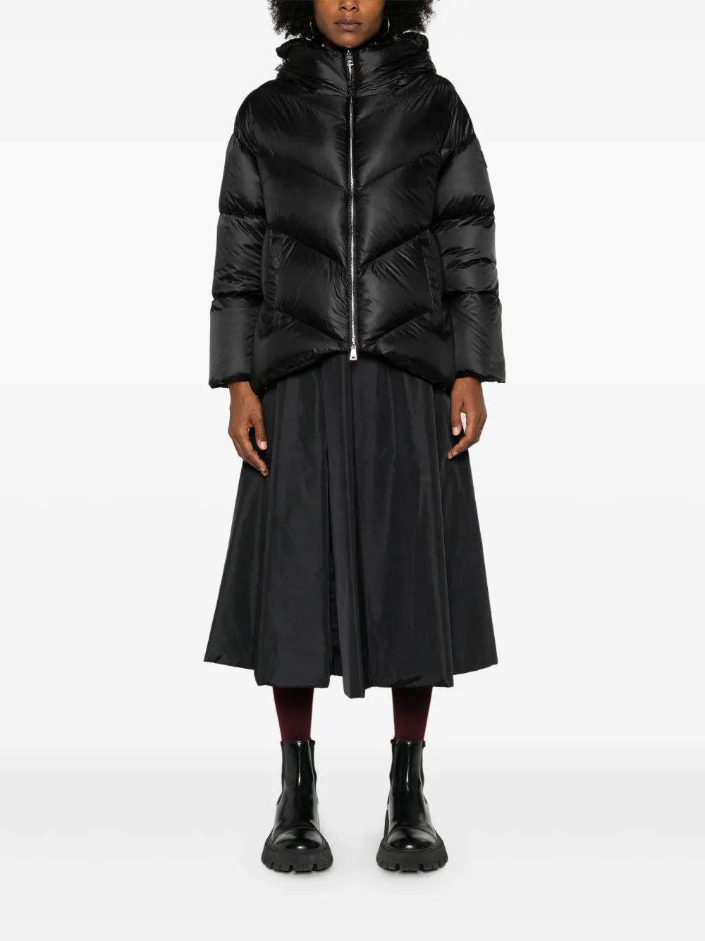 Logo-Patch Puffer Jacket
