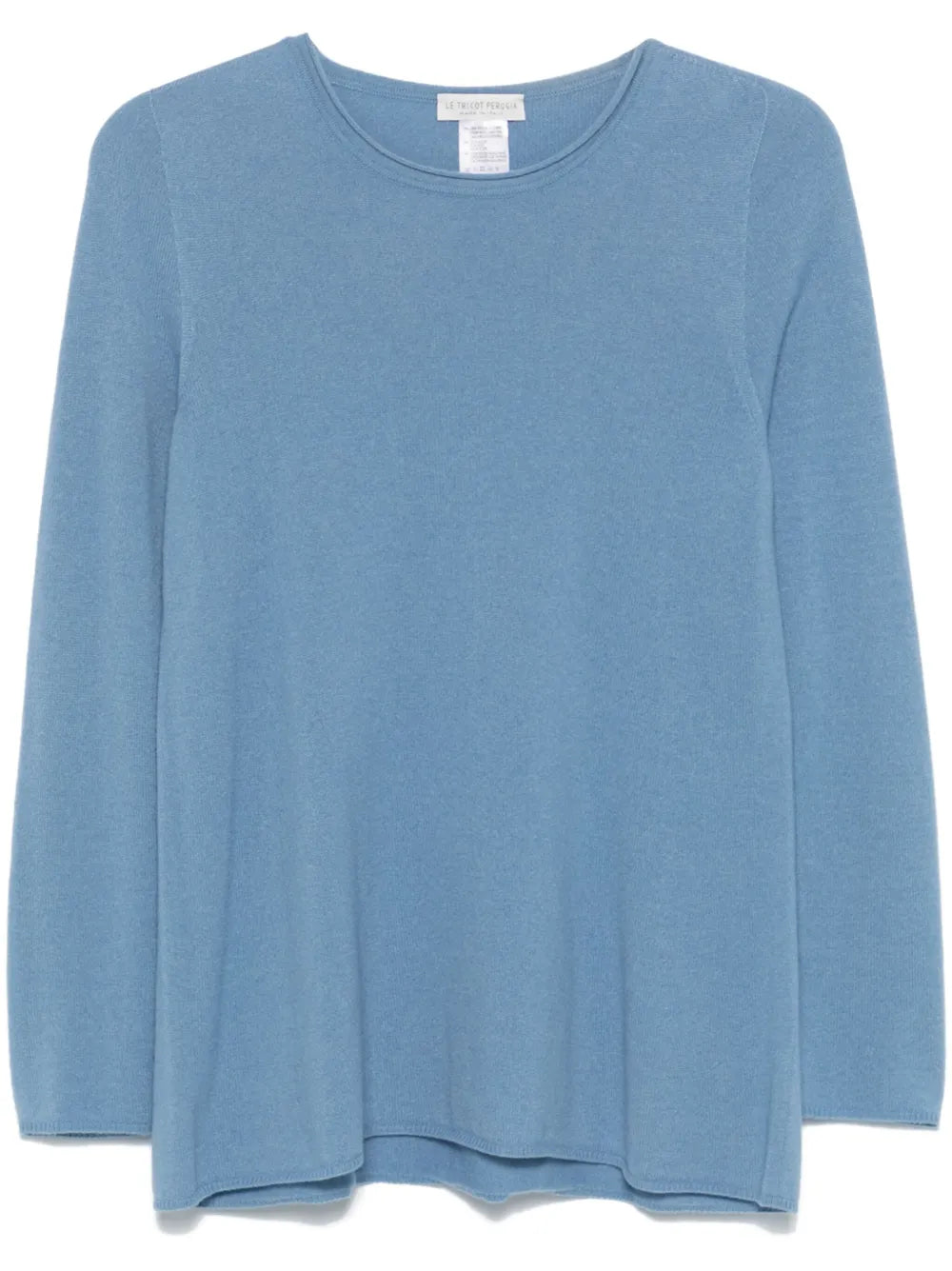 Rolled-Trim Sweater