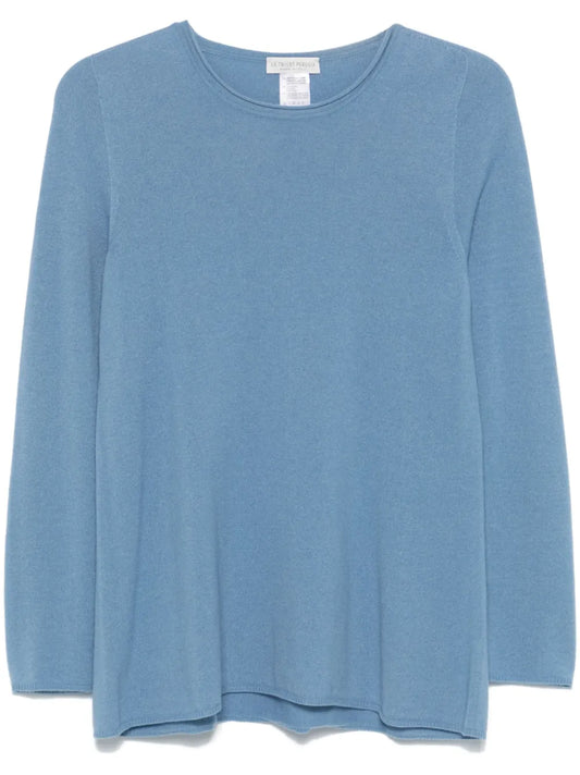 Rolled-Trim Sweater