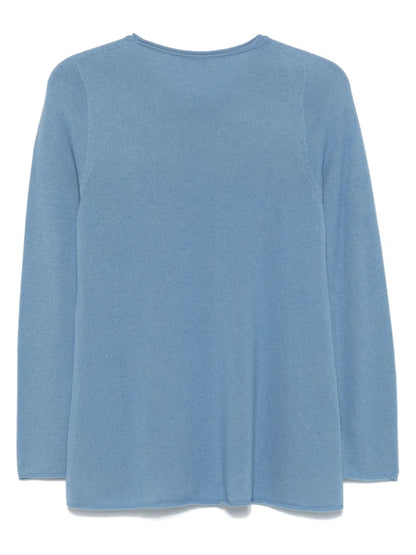 Rolled-Trim Sweater