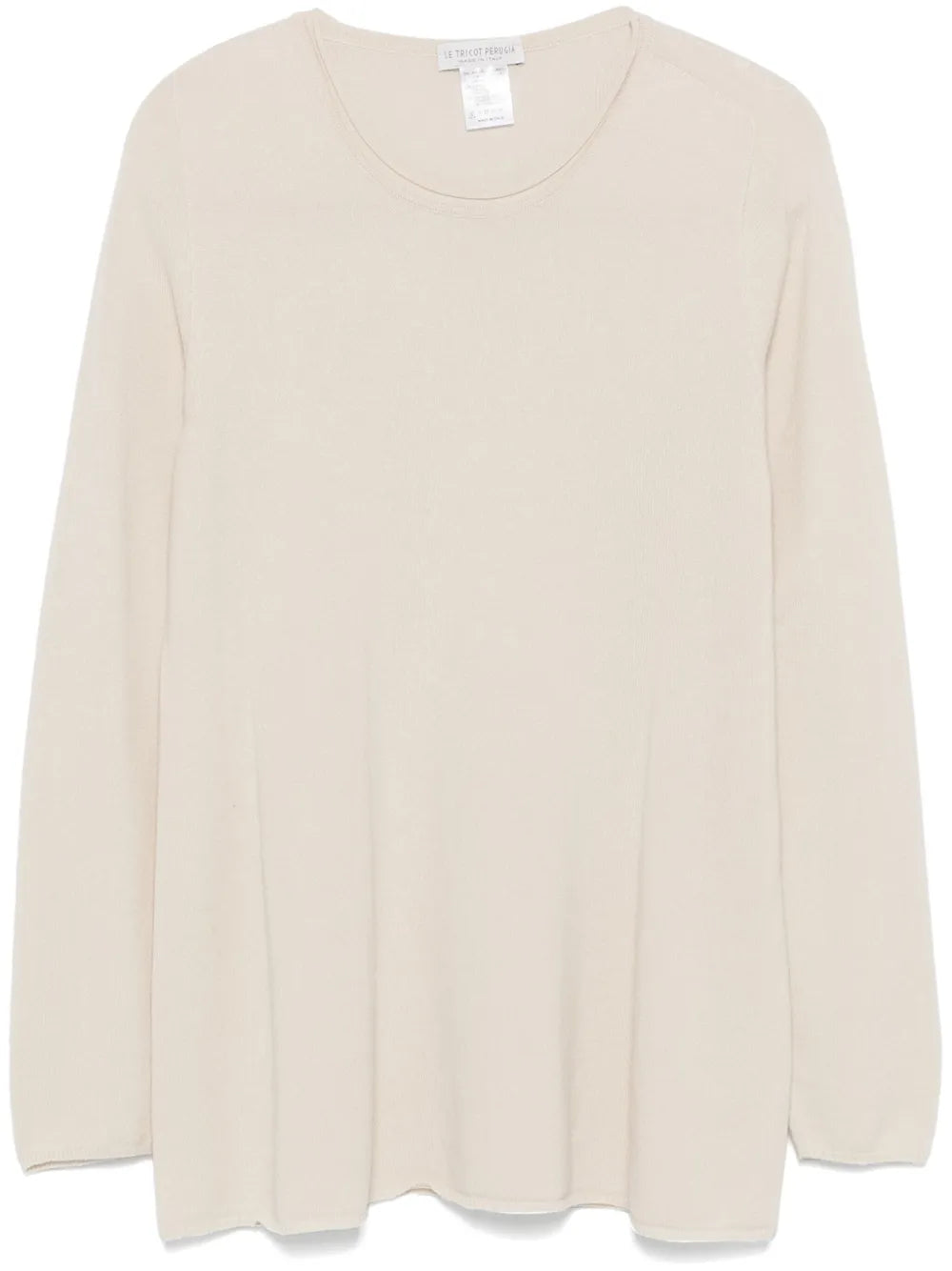 Rolled-Trim Sweater