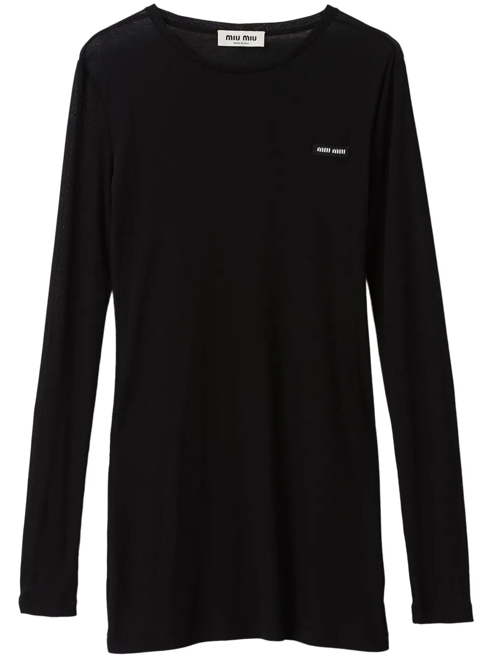 Ribbed Knit Jersey Dress