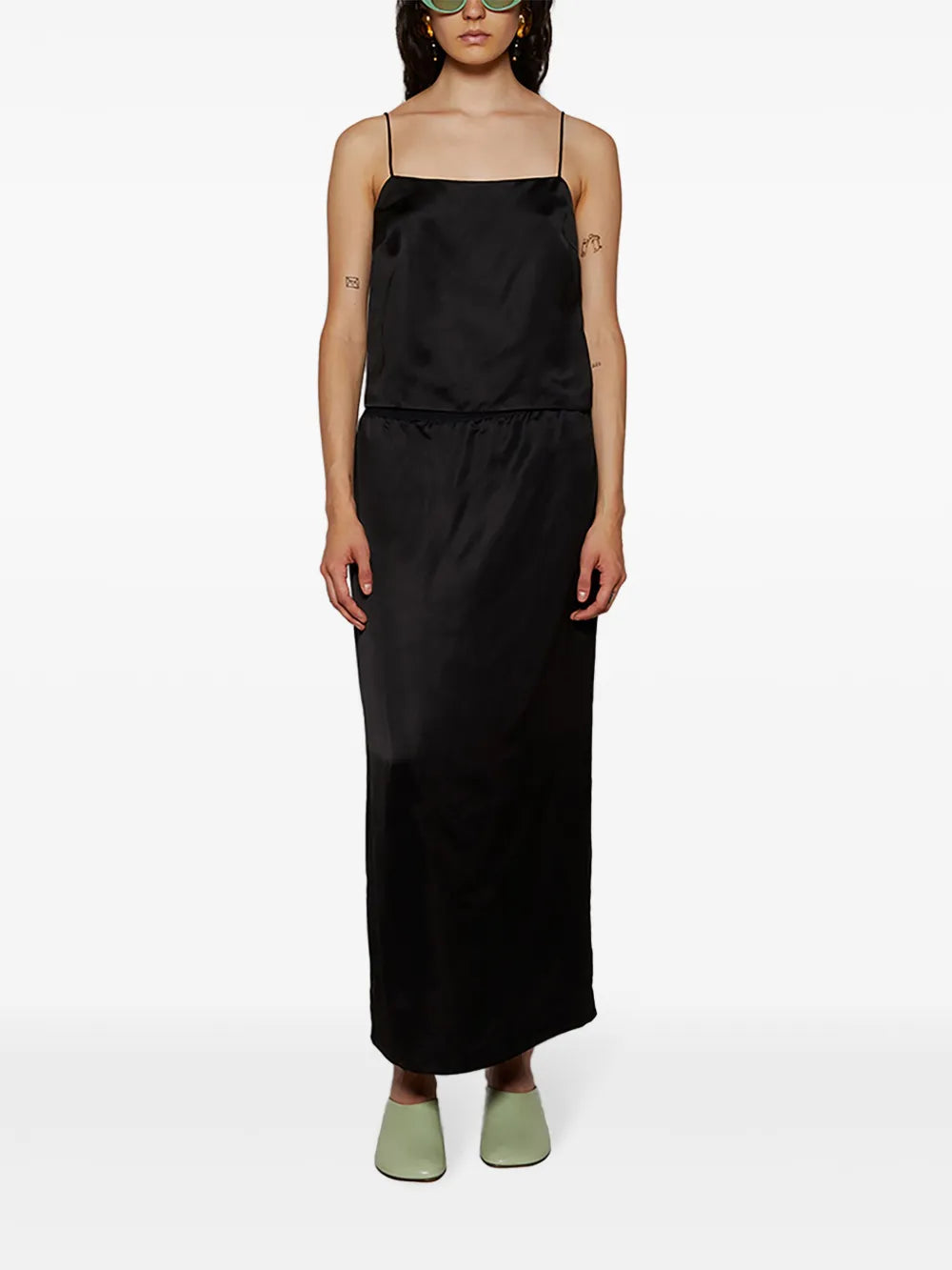 Sleeveless Satin Top