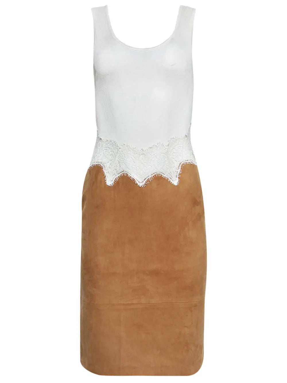 Ribbed Suede Dress
