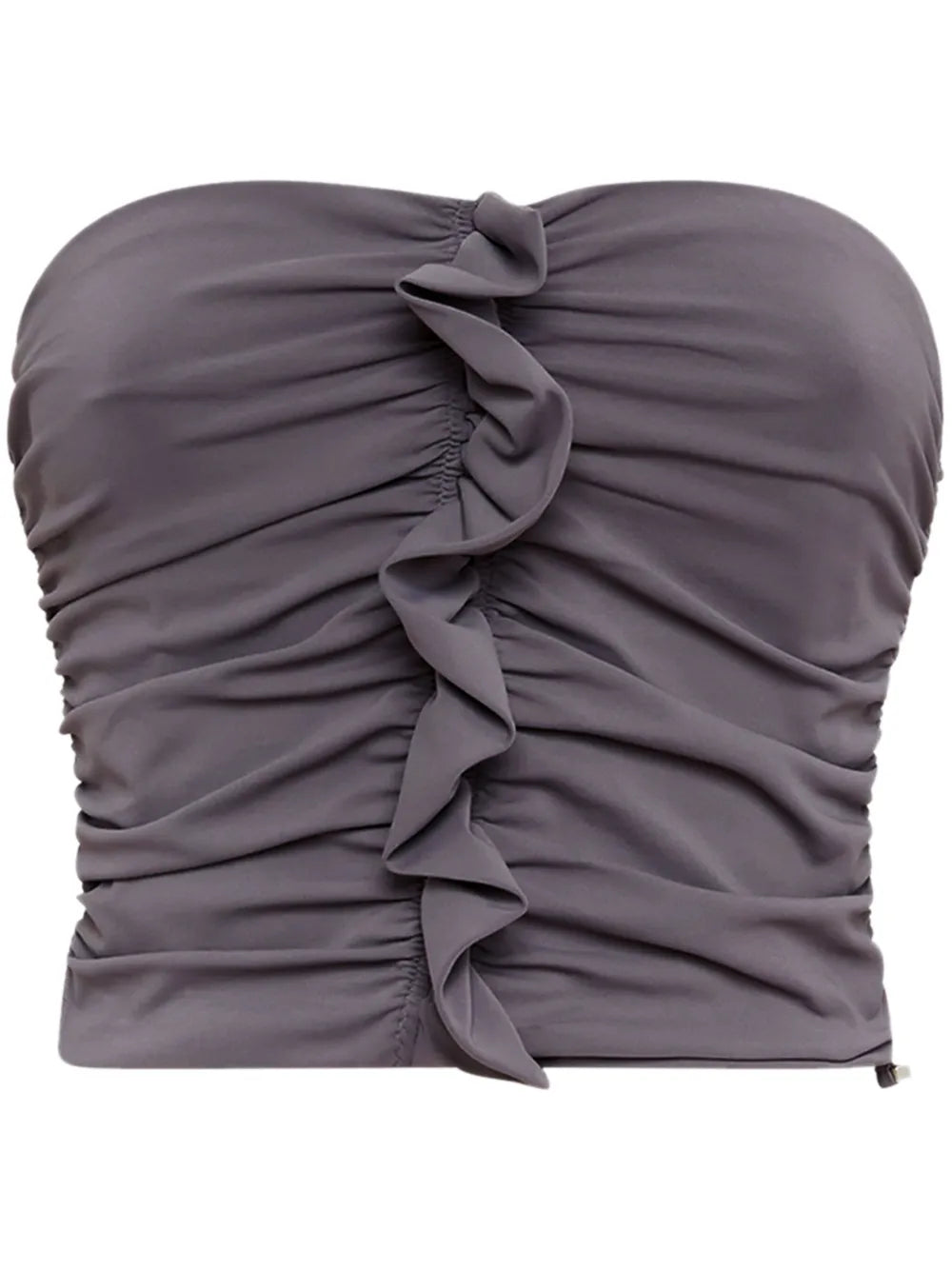 Ruffled Strapless Top