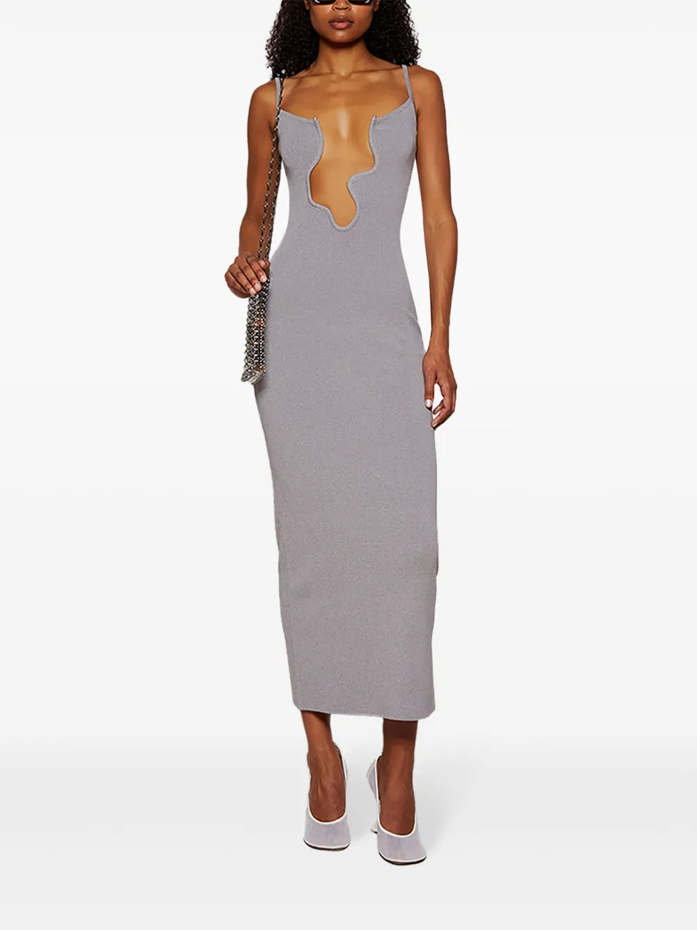 Salacia Plunge Maxi Dress