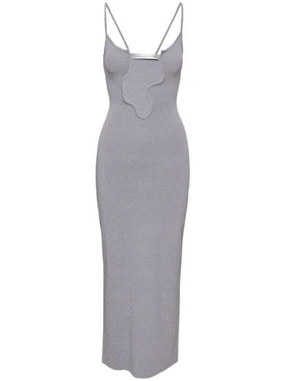 Salacia Plunge Maxi Dress