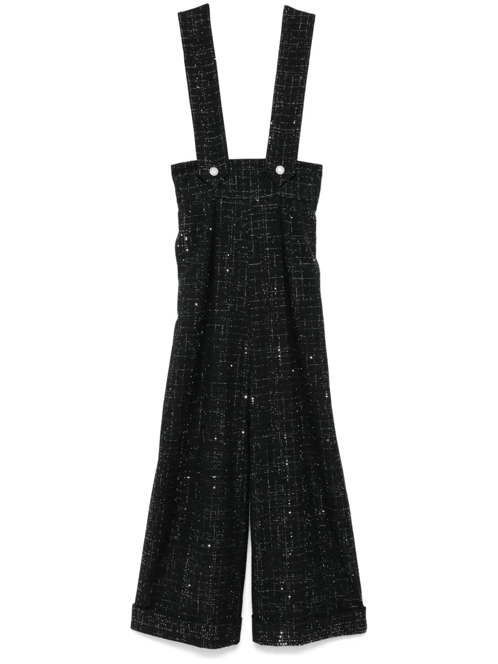 Sequin-Detailing Overalls