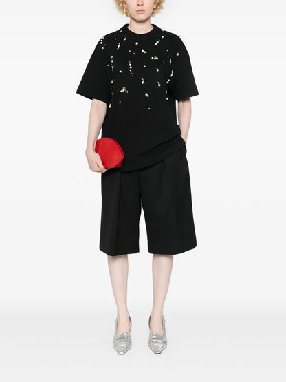 Pearl-Embellished T-Shirt