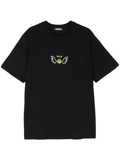 Logo-Flocked T-Shirt
