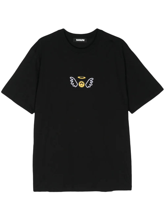 Logo-Flocked T-Shirt