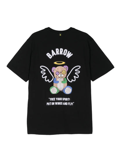Logo-Flocked T-Shirt