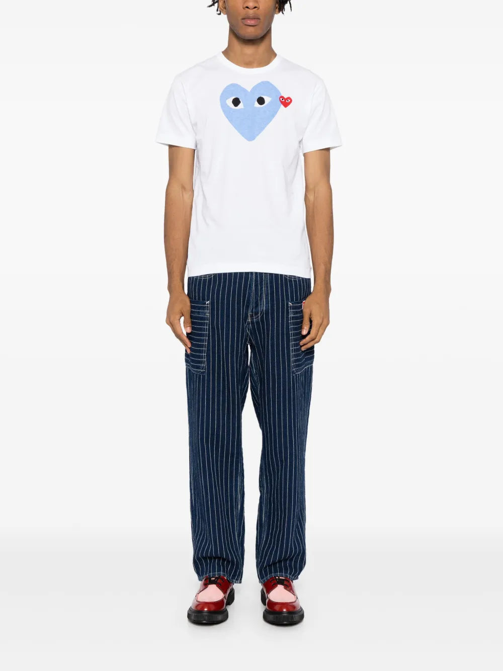 Signature Heart Motifcotton T-Shirt