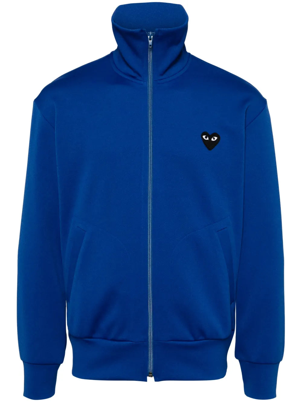 Heart-Print Jersey Track Jacket