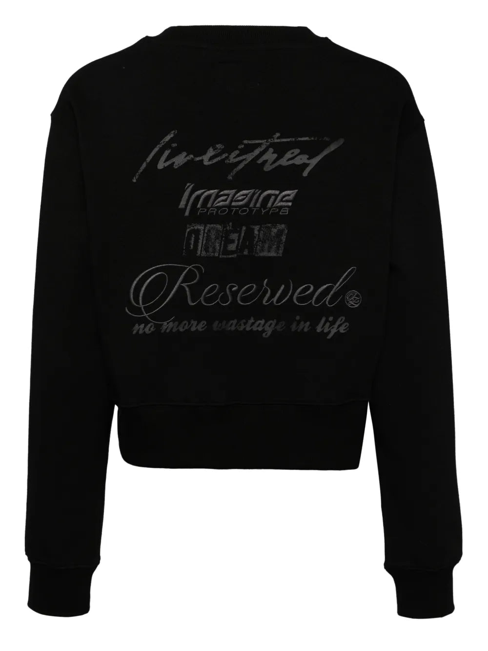 Rear-Graphic-Printed Sweatshirt