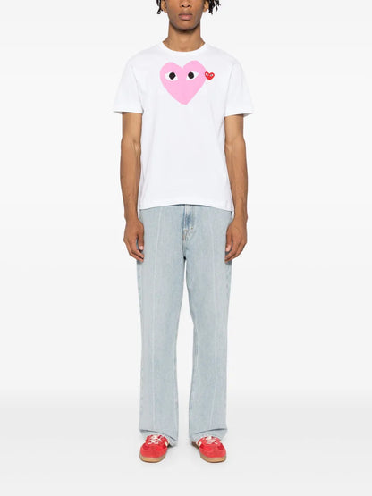 Heart-Printed T-Shirt