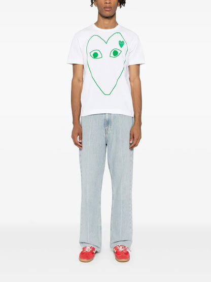 Heart-Printed T-Shirt