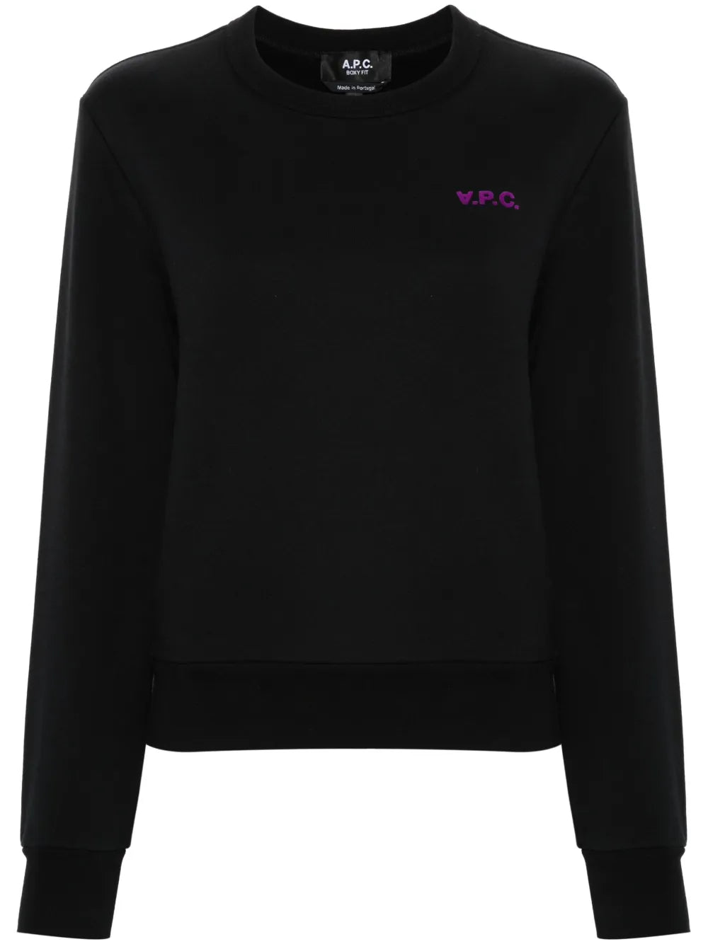 Flocked-Logo Sweatshirt