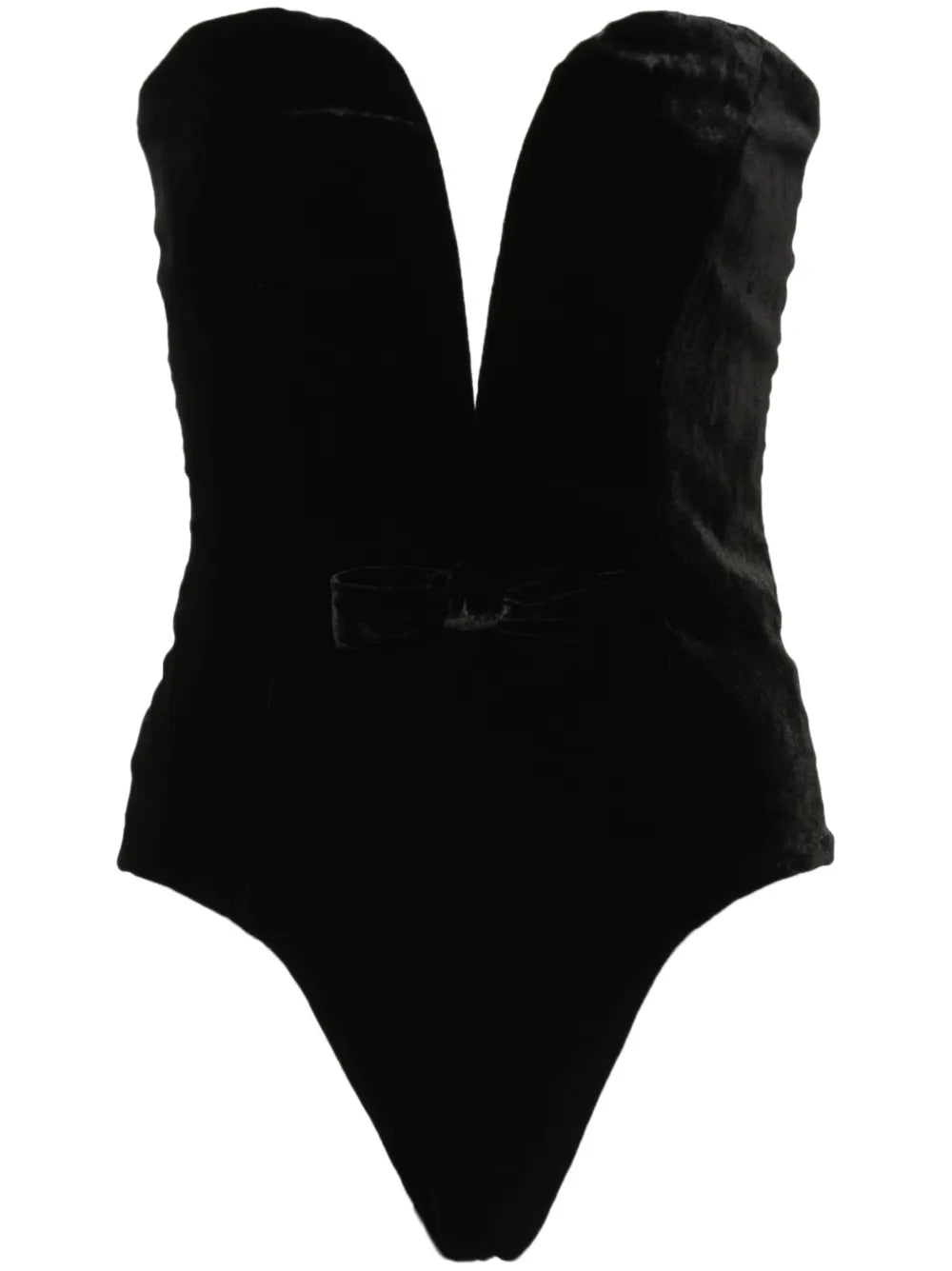 Velvet Bustier Bodysuit
