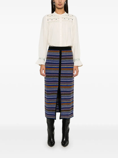Flame Midi Skirt