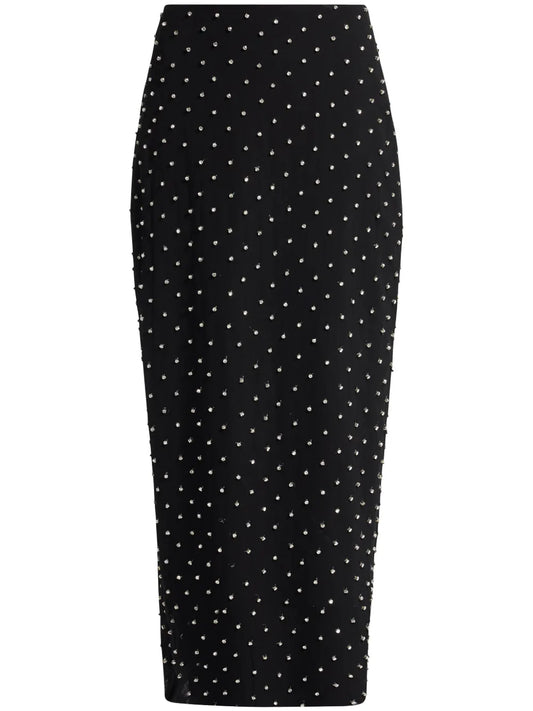 Rhinestone-Embellished Skirt