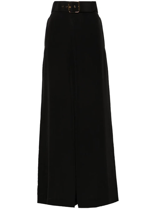 Belted Wide-Leg Trousers