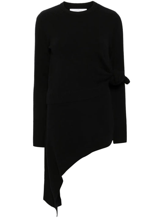 Asymmetric Knitted Dress