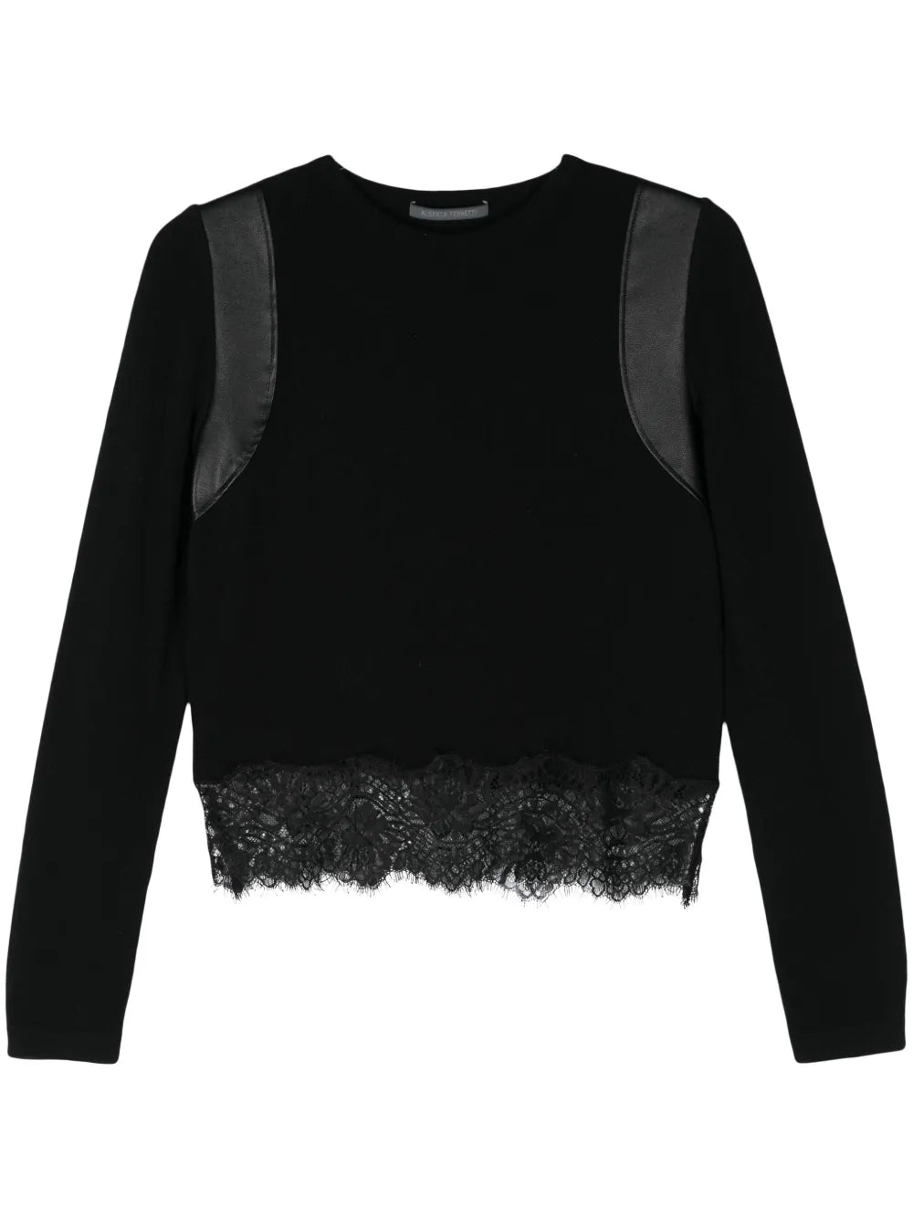 Lace-Trim Sweater