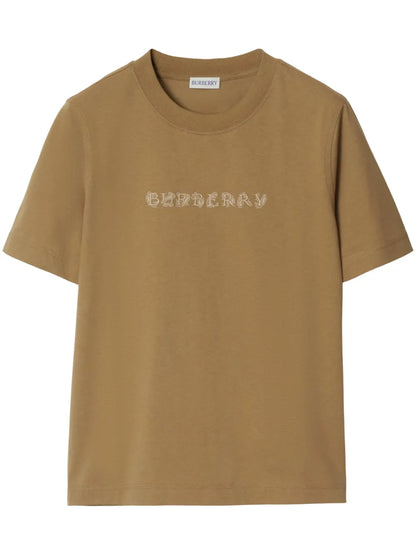 Paisley-Logo Cotton T-Shirt