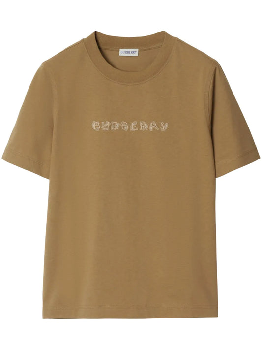 Paisley-Logo Cotton T-Shirt