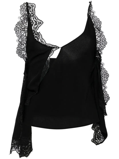 Pique Lace Cami Vest