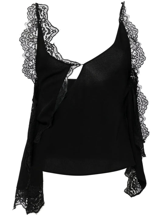 Pique Lace Cami Vest